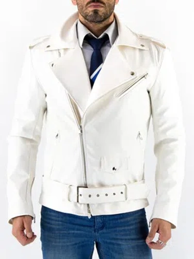 MARKENLOS - UNSERER PRODUKTION - HAND GEMACHT - IT DE HERREN LEDERJACKE BIKER MEN'S LEATHER JACKET COAT HOMME VESTE EN CUIR T14HLZ1