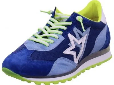 MARKENLOS CETTI HERREN SCHNÜRSCHUH HALBSCHUH SPORTLICH SNEAKER BLAU C1252
