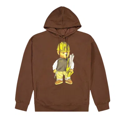 MARKET MARKET WORKSHOP BEAR HOODIE 'BROWN'