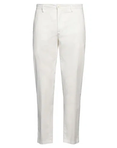 MARKUP MARKUP MAN PANTS WHITE SIZE 36 COTTON, ELASTANE