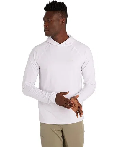 MARMOT MARMOT WINDRIDGE SHIRT MENS SMALL WHITE STRETCH LONG SLEEVE HOODED ACTIVE ERK621