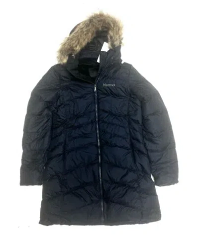 MARMOT MARMOT WOMENS MONTREAL CT COAT NAVY SIZE LARGE