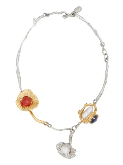 MARNI FLOWER CHARMS NECKLACE