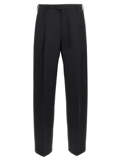 MARNI MEN BLACK STRAIGHT FIT PANTS, 34 LUXURY PANTS FOR MEN DARVEYS