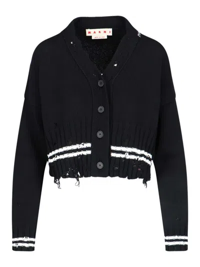 MARNI CARDIGAN SCOLLO A V