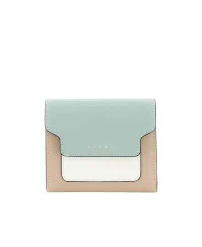 MARNI MARNI PANELLED LOGO PRINT WALLET