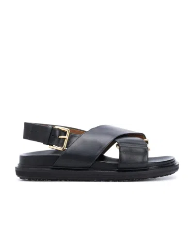 MARNI MARNI CRISS-CROSS FUSSBETT SANDALS