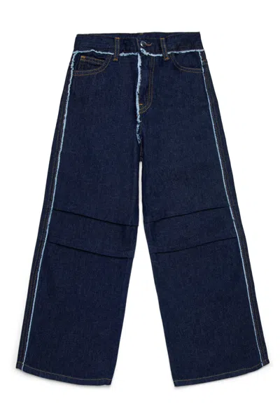 MARNI DARK JEANS WITH FRAYED DETAILS