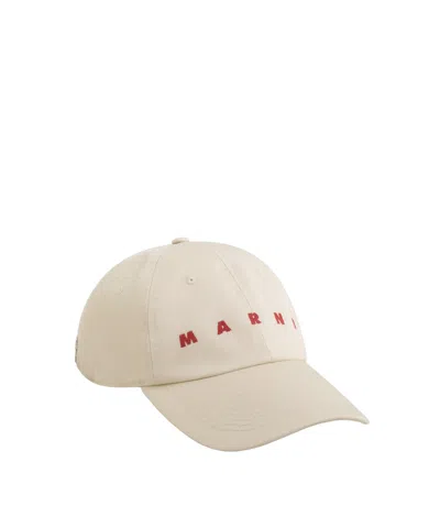 MARNI MARNI LOGO EMBROIDERED CURVED-PEAK BASEBALL CAP