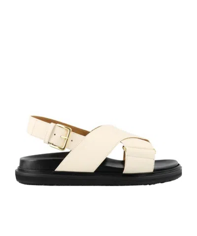 MARNI MARNI CRISS-CROSS FUSSBETT SANDALS