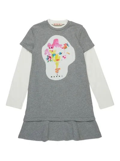 MARNI GRAPHIC-PRINT DRESS