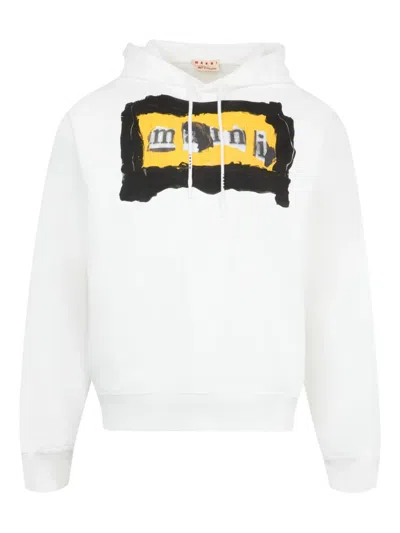 MARNI GRAPHIC-PRINT HOODIE