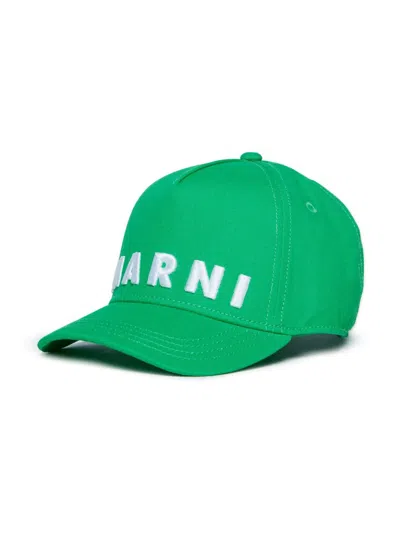 MARNI LOGO-EMBROIDERED CAP