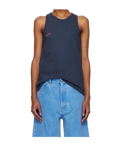 MARNI LOGO-EMBROIDERED TANK TOP