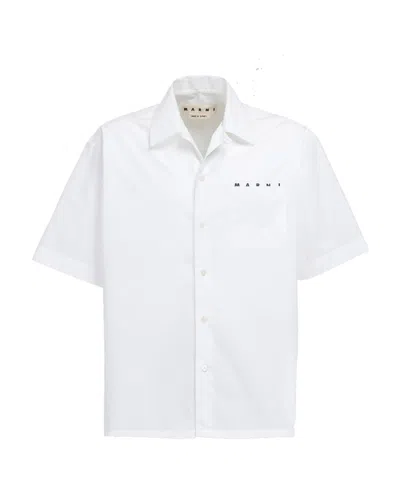 MARNI MARNI CHEST PATCH POCKET SHORT-SLEEVED SHIRT