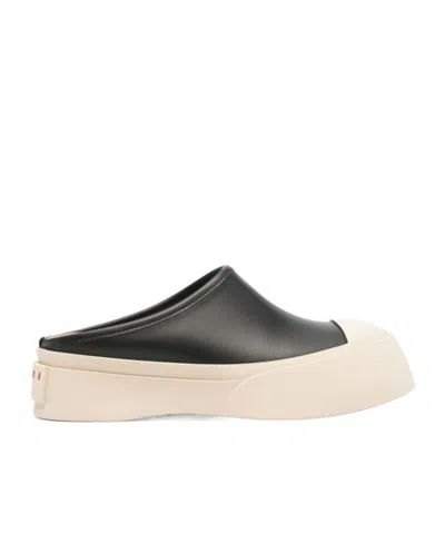 MARNI MARNI MARY JANE LOGO PRINTED MULES