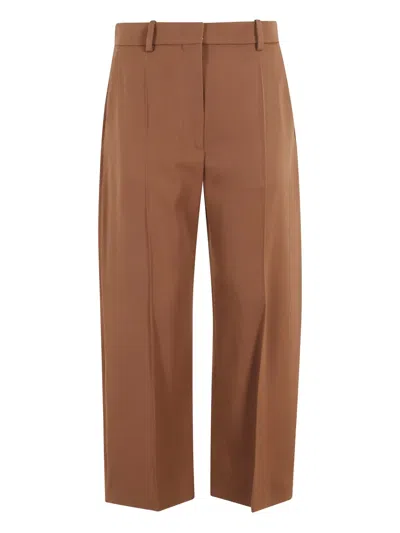 MARNI PLEATED CROPPED TROUSERS