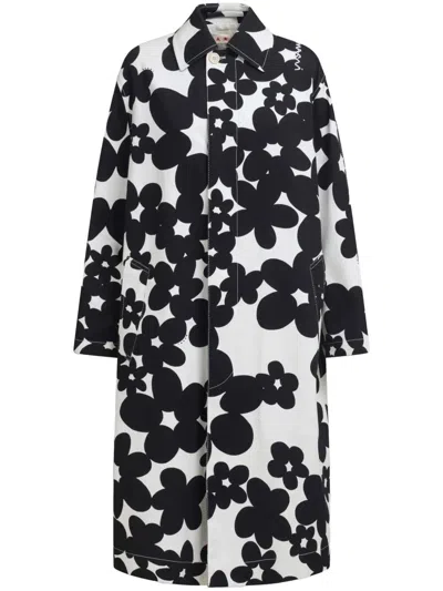 MARNI MARNI PRINTED DUSTERCOAT