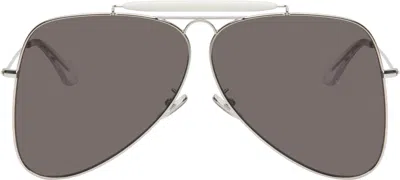 MARNI SILVER SHOW PILOT SUNGLASSES