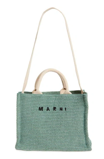 MARNI MARNI SMALL WOVEN TOTE BAG