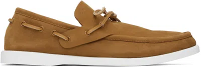 MARNI TAN NUBUCK BOAT SHOES