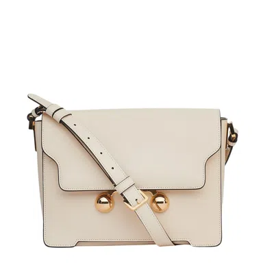 MARNI MARNI TRUNKAROO MEDIUM LEATHER SHOULDER BAG