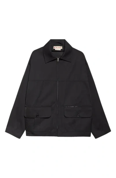 MARNI MARNI WATER REPELLENT TAFFETA JACKET
