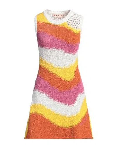 MARNI MARNI WOMAN MINI DRESS YELLOW SIZE 6 COTTON