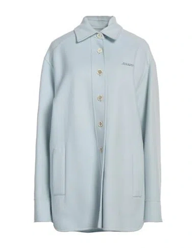 MARNI MARNI WOMAN SHIRT SKY BLUE SIZE 8 VIRGIN WOOL, CASHMERE, POLYAMIDE