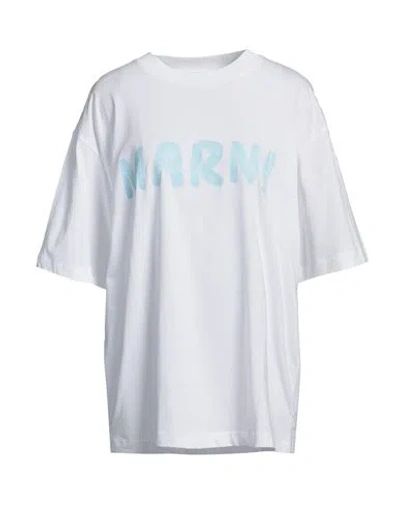 MARNI MARNI WOMAN T-SHIRT WHITE SIZE 8 COTTON