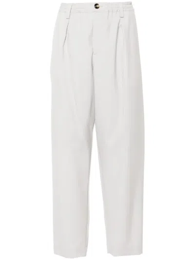 MARNI WOOL TAPERED TROUSERS