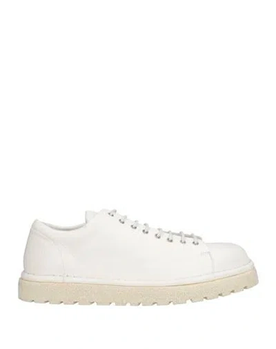MARSÈLL MARSÈLL WOMAN LACE-UP SHOES WHITE SIZE 10 LEATHER