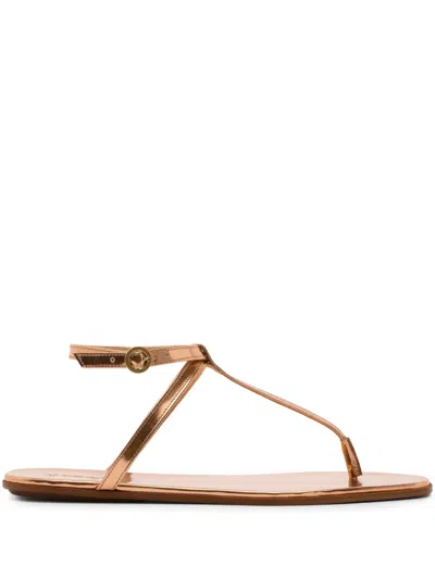MARSÈLL TRACCIA PATENT-LEATHER SANDALS