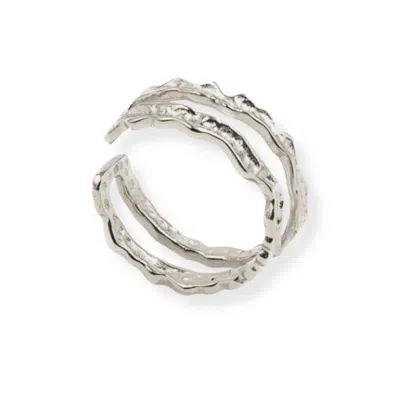 MARTINA ROZENBERG SMIRA JEWELRY WOMEN'S THE GALAXY GLAMOR RING SILVER