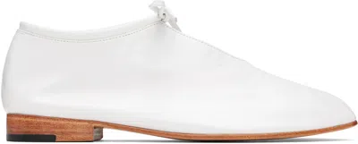 MARTINIANO WHITE BOOTIE LOAFERS