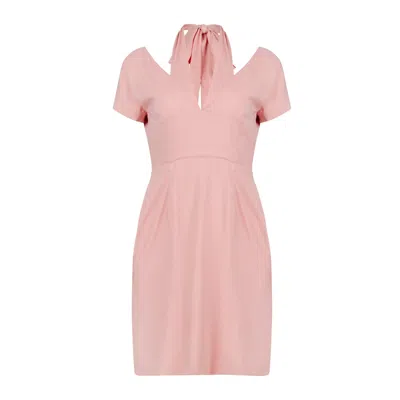 MARY DICKOW WOMEN'S SAHARA DRESS-BABY PINK