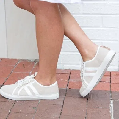 MARY SQUARE WOMEN'S LEATHER SNEAKERS IN WHITE
