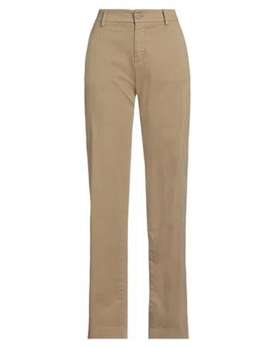 MASON'S MASON'S WOMAN PANTS CAMEL SIZE 6 COTTON, ELASTANE