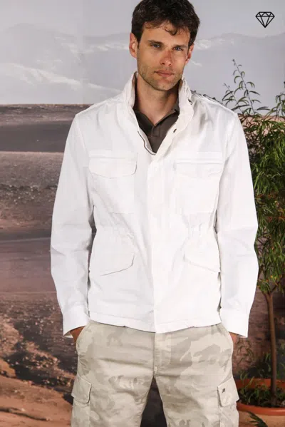 MASONS JACKETS AND JACKETS MAN MASON'S M74 FIELD JACKET - 2GB2535 001 WHITE