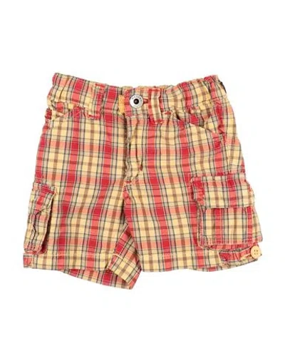 MASON'S MASON'S NEWBORN BOY SHORTS & BERMUDA SHORTS RED SIZE 3 COTTON