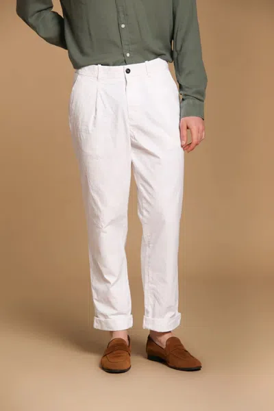 MASONS MEN'S TROUSERS MASON'S PINCES22 2PN3D8875 CB118 001 WHITE