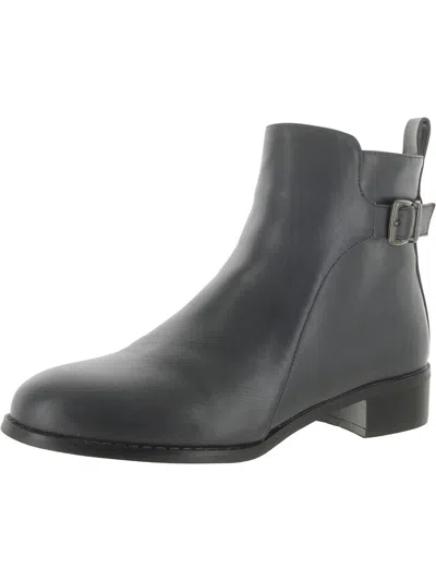 MASSEYS TABBY WOMENS FAUX LEATHER COMFORT INSOLE ANKLE BOOTS