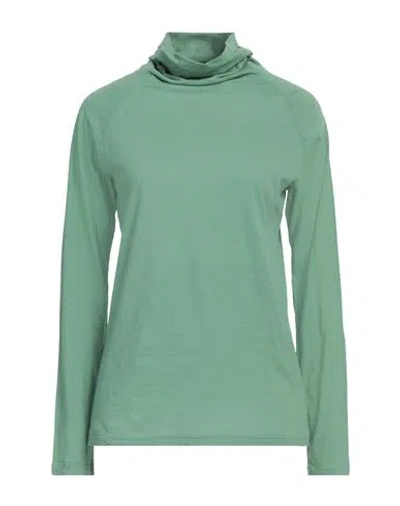 MASSIMO ALBA MASSIMO ALBA WOMAN T-SHIRT GREEN SIZE S COTTON, CASHMERE