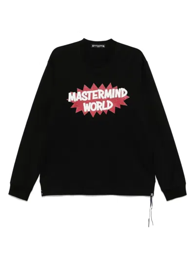 MASTERMIND JAPAN LOGO-PRINTED T-SHIRT
