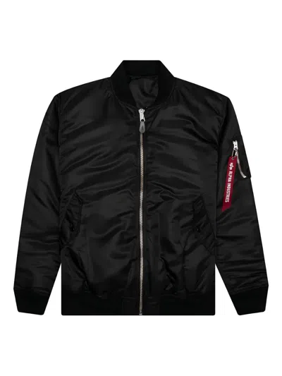 MASTERMIND JAPAN X ALPHA INDUSTRIES SKULL-PATCH MA-1 BOMBER JACKET