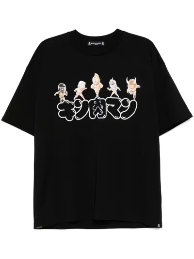 MASTERMIND JAPAN X KINNIKU MAN LOGO-PRINT T-SHIRT