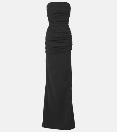 MATICEVSKI INTOXICATE RUCHED STRAPLESS GOWN