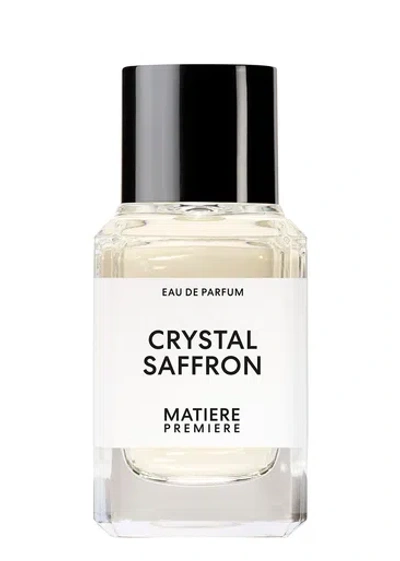 MATIERE PREMIERE MATIERE PREMIERE CRYSTAL SAFFRON EAU DE PARFUM 50ML, PERFUME, EDGY AND SOFT, SAFFRON OIL, HABANOLIDE