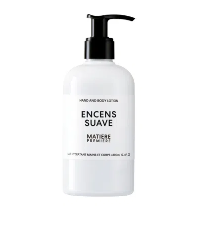 MATIERE PREMIERE ENCENS SUAVE HAND AND BODY LOTION
