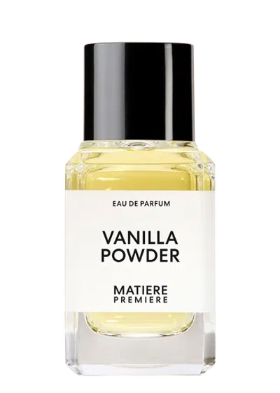 MATIERE PREMIERE MATIERE PREMIERE VANILLA POWDER EAU DE PARFUM 50ML, PERFUME, OVERDOSE OF DARK VANILLA BEANS, WHITE P